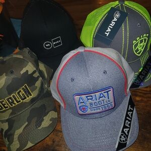 Ariat Men's Hats - Black, Gray, Camouflage, Neon Green